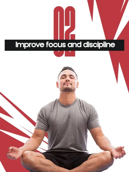To improve focus and discipline, you need consistent practice. This is a core principle of my training philosophy. Meditation is not a passive activity; it is an active workout for your brain that builds mental strength over time.