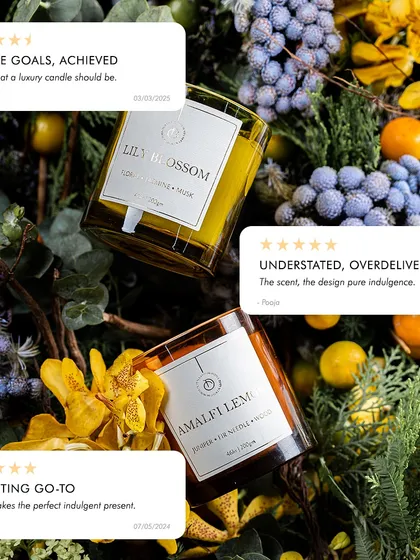 "Candle goals, achieved" and "My gifting go-to." It makes me so happy that my Ambrosial collection has become your perfect, indulgent present for others.
