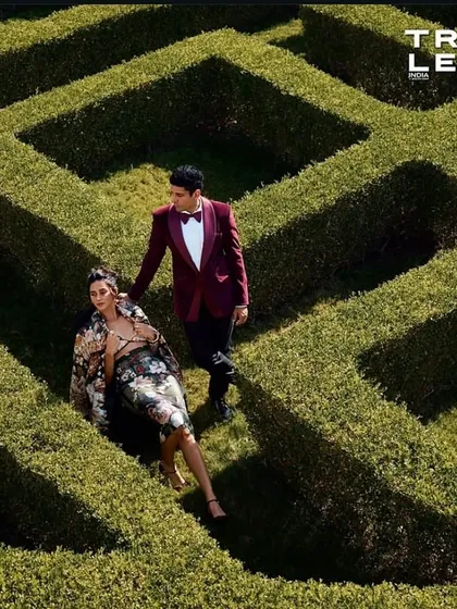 These images are from the editorial spread I styled for Farhan and Shibani Akhtar in Travel + Leisure. We curated a range of looks, from a bold animal print set by Rara Avis to elegant floral coordinates, to tell a story of luxury and togetherness.