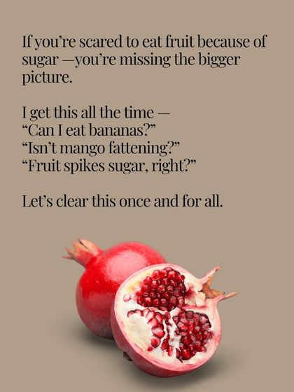 Are you scared to eat fruit because of the sugar? You're missing the bigger picture. Let's clear this up once and for all.