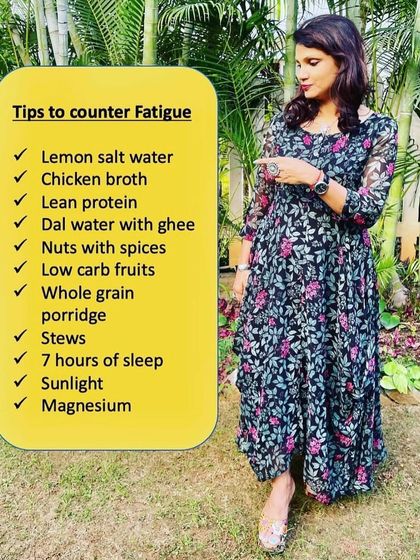 Feeling fatigued is common, especially with seasonal changes. To counter this, I recommend electrolytes from lemon salt water, nourishing foods like chicken broth and dal water, ensuring 7 hours of sleep, and getting enough sunlight and magnesium.
