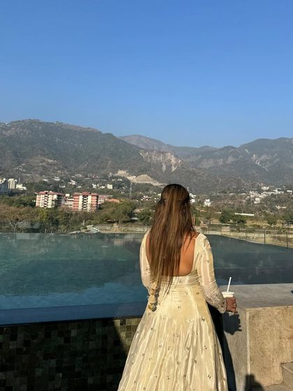 A quiet moment overlooking the hills before the festivities begin. Hosting destination weddings allows me to work in some of the most beautiful locations.