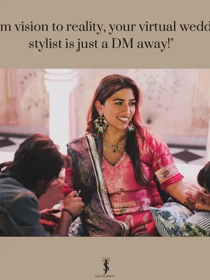 From vision to reality, your virtual wedding stylist is just a DM away. Let's get started on creating the wedding look you've always dreamed of, no matter where you are.