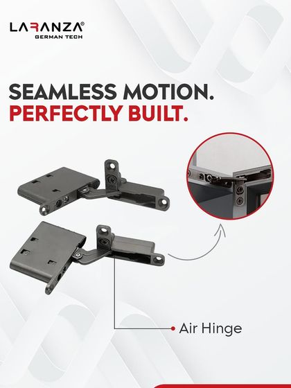 My Air Hinge provides seamless motion and is perfectly built for modern cabinets. It’s a testament to design that meets function, delivering an effortless open and close.