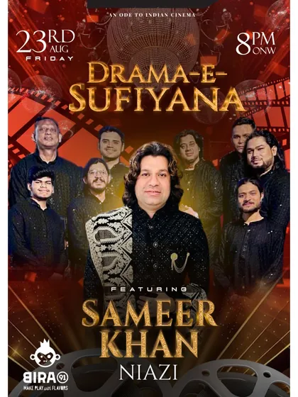 A poster from our show at Drama, Delhi. It's always an honor to perform at such popular venues in the city.