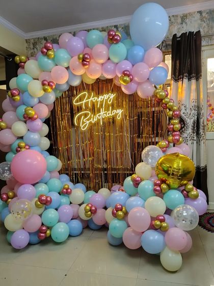 Special Entry - Private Party & Milestone Decoration Elegant Birthday & Anniversary Setups photo 83