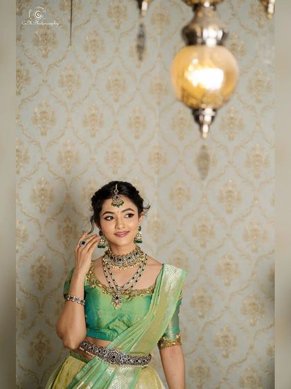 An artistic shot from the portfolio session, using studio lighting to create a warm and inviting mood.