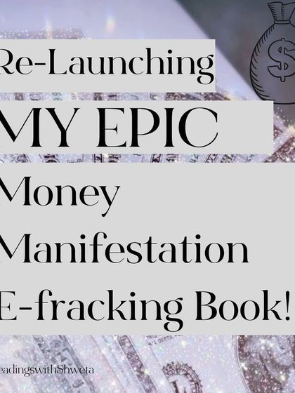 A re-launch announcement for my money manifestation e-book, designed to help you achieve mental and financial freedom. It's time to make money your best friend.