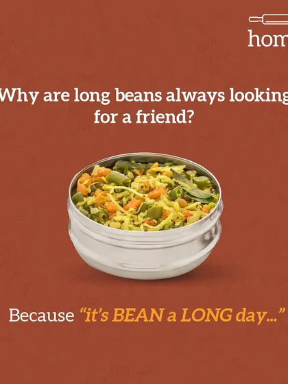 In case you missed it, here's that long bean joke again. It's the kind of silly pun that makes home feel closer.
