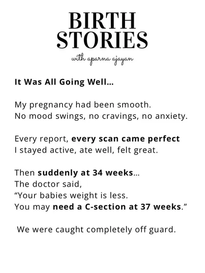 I believe in sharing the real, honest birth stories of the mamas I work with. This is the start of one such journey, showing how a smooth pregnancy can take an unexpected turn and how preparation makes all the difference.