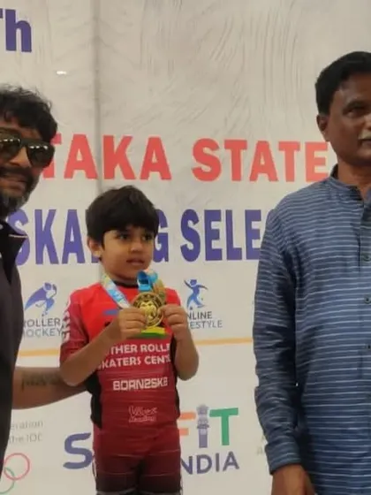 Rayaansh on the podium at the 38th state championship, a proud moment for the entire ERSC team.