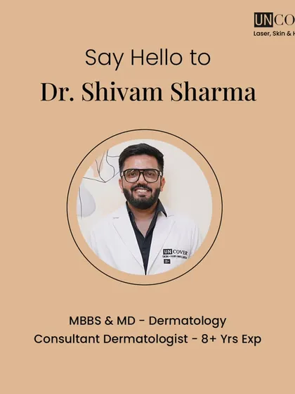 Meet Dr. Shivam Sharma, a consultant dermatologist at our Noida clinic with over 8 years of experience in advanced skin and hair treatments.
