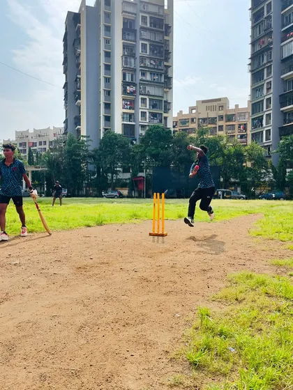 Look at the commitment in this action. A fast bowler has to give everything on every single ball. This is the kind of intensity I expect from my players.