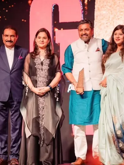 Standing proud with my team and fellow award winners. Our success is built on collaboration, creativity, and a relentless pursuit of excellence in the world of luxury weddings.