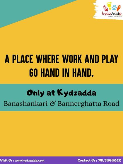 Kydzadda is a place where work and play go hand in hand. We've designed our space so that parents can be productive while their kids have the time of their lives.
