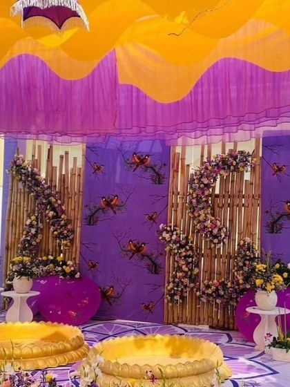 Nirvana Event and Decor - Wedding Planning & Thematic Decoration Vibrant Haldi & Mehendi Ceremonies photo 33