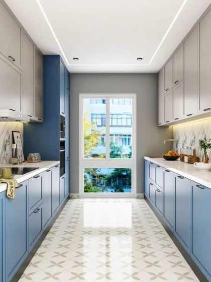 Modular Kitchen - Modular Home Interiors Compact & Parallel Kitchens photo 3