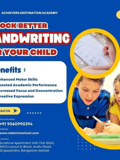 Achievers Destination Academy - Creative & Cognitive Skills Handwriting Transformations photo 6