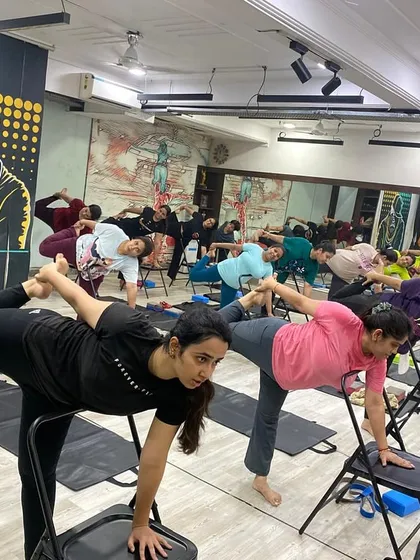 Fitness is for everyone, and our Chair Yoga classes prove it. Here, our members use chairs for support to explore yoga poses, improve balance, and increase mobility without putting stress on their joints. It’s a perfect example of how we make fitness accessible to all ages and abilities.