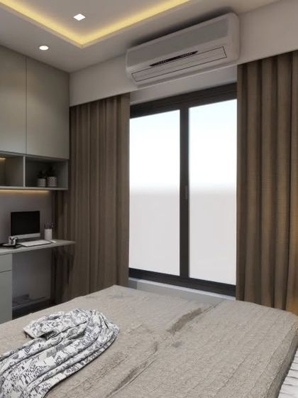 Interiors Bangalore - Full Home Interior Design Serene Master & Guest Bedrooms photo 10