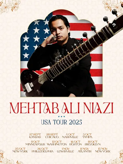 Announcing my upcoming USA Tour in 2025. This poster represents my journey of taking the rich heritage of Indian classical music to a global stage, connecting with audiences across continents. It is a dream to share these sounds with the world.