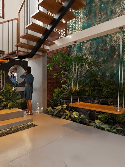 Akashraj V R - Residential Interior Design Staircases & Indoor Courtyards photo 3