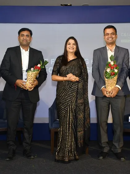 Our DGM, Saurabh Agarwal, at Mercom India's C&I Clean Energy Meet in Pune. He noted that with companies setting carbon neutrality goals, the demand for open access renewable energy is expected to grow rapidly.