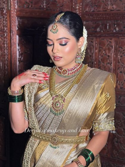Deepika Makeup and Hair - Makeup & Hair for Weddings & Special Occasions South Indian Bridal Glam photo 8