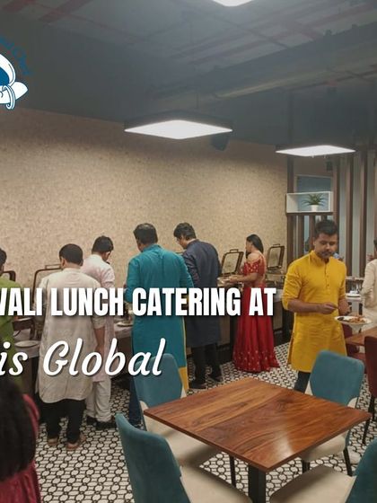 A snapshot of the Diwali lunch catering at Blis Global. The office was filled with employees in traditional attire enjoying a festive meal together, and I was honored to provide the food that brought them to the table.