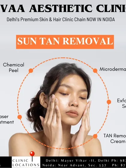 An overview of the various methods for sun tan removal, including professional treatments like chemical peels, laser treatments, and microdermabrasion.