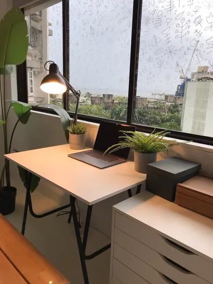 The view from my studio. It's a peaceful space where I can concentrate on bringing portraits and drawings to life.