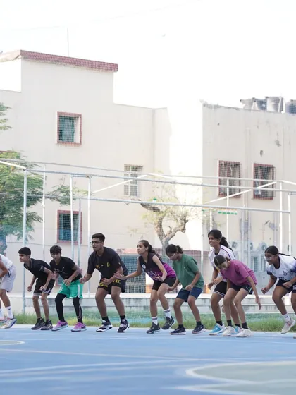 This is the energy of our community. A shot from our basketball skills workshop in New Delhi, where a group of dedicated athletes came together, ready to learn and put in the work.
