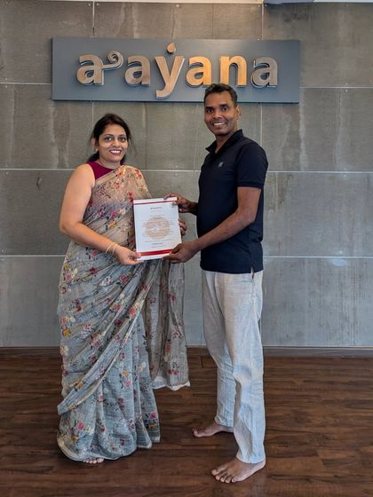 Another proud graduate receives her certificate. We wish our new teachers all the best as they start this beautiful journey.