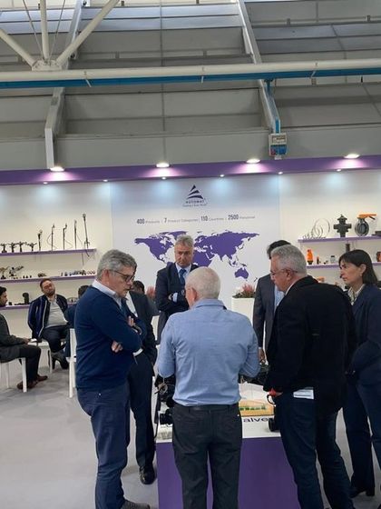 A group of international dealers gathers to learn about our latest product innovations from our senior team members at EIMA 2022.