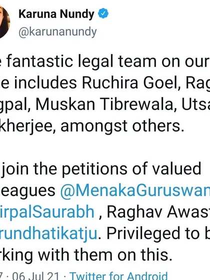 I am privileged to be working with a fantastic legal team and valued colleagues on the petitions for queer marriage recognition. This collaborative effort is essential for advancing the rights of alternative forms of kinship.