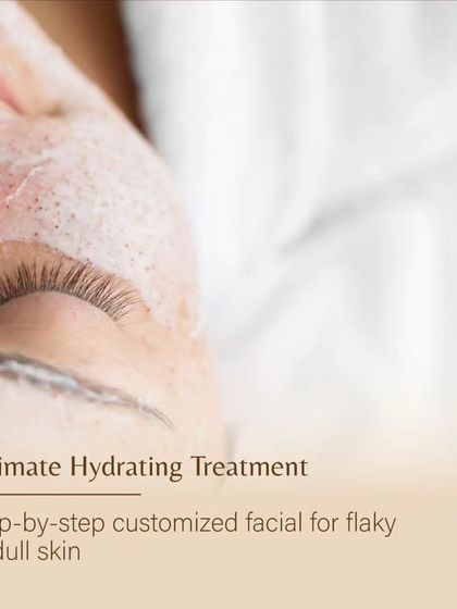 Our Ultimate Hydrating Treatment is a step-by-step customized facial designed specifically for flaky or dull skin. It replenishes lost moisture and restores a healthy barrier.