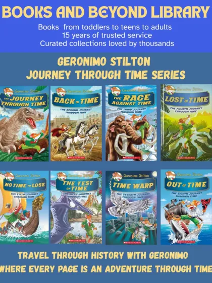 Travel through history with the ever-popular Geronimo Stilton. The "Journey Through Time" series is a fantastic way to make learning about the past an exciting adventure, filled with fun facts and colourful illustrations that capture a child's imagination.