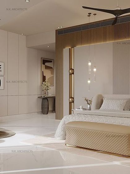 N.K. Architects - Interior Design Serene & Luxurious Bedrooms photo 45