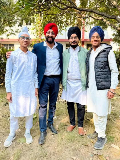 Posing with my senior students at the State Level Competition. Supporting them on their big day is a crucial part of my role as their teacher and mentor.