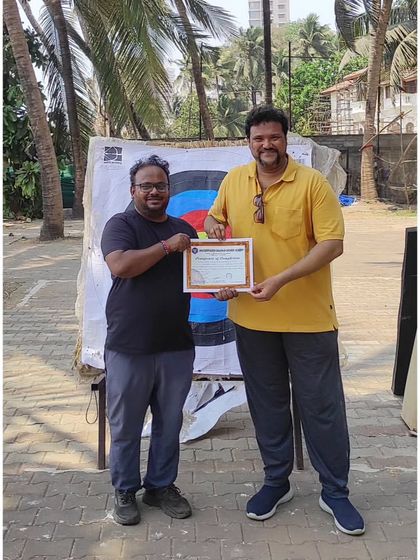 An adult student from the April 2024 batch receives his certificate. We celebrate the success of every single participant.