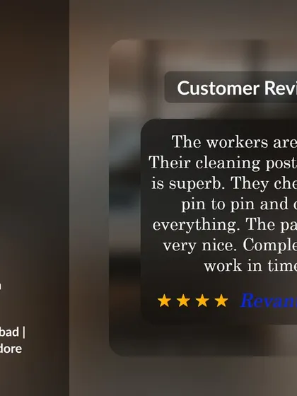 A client praises my team's professionalism and superb post-painting cleanup. I believe the job isn't finished until your home is left clean and tidy, ensuring a hassle-free experience from start to finish.