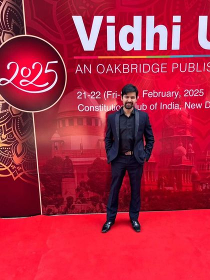 Attending Vidhi Utsav, a festival of law and legal literature. Events like these, which bring together legal luminaries, are crucial for the long-term benefit of law students and the profession.