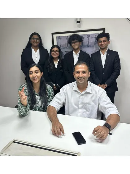 We started the year with this intriguing set of interns.