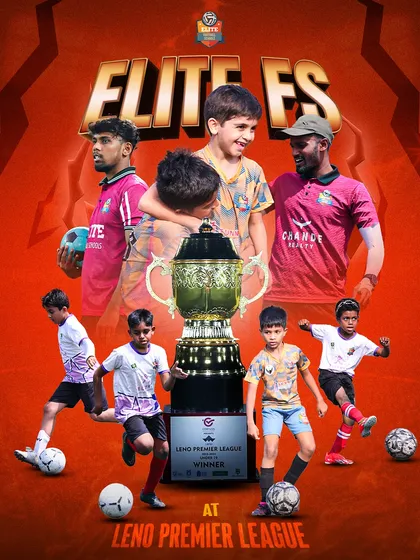 Champions. This poster celebrates our victory in the Leno Premier League, proving our commitment to developing winning teams across all age groups. We build a foundation of excellence from the ground up.