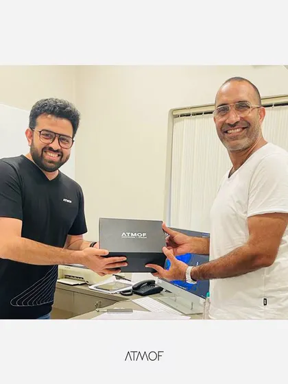 Building a strong client relationship is the foundation of every successful project. This moment captures the trust and excitement at the beginning of a new design phase.