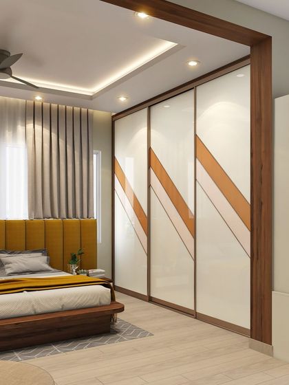 Houzlook - Full Home Interior Design & Turnkey Execution Serene & Stylish Bedrooms photo 17