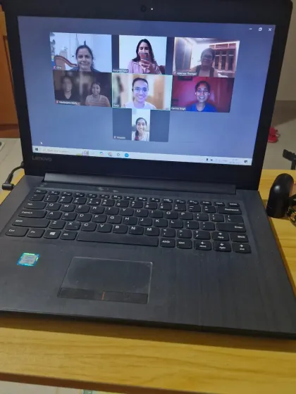 This is what our community looks like. We connect online for group sessions, creating a beautiful, supportive energy no matter where you are in the world. You can join us from the comfort of your own space.