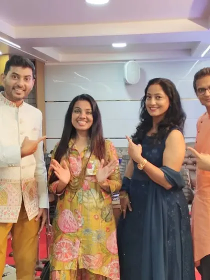 A group picture with my talented team of musicians and singers. Together, we bring the perfect blend of melody and energy to every event.