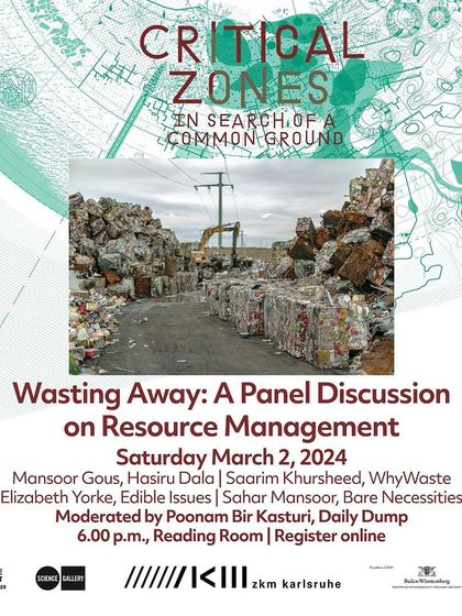 Our founder, Poonam Bir Kasturi, moderating a panel discussion on resource management. We believe in bringing experts together to find collaborative solutions to the waste problem.