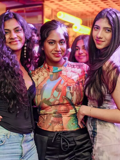 The crowd at Monkey Bar is always fashionable and fun.
